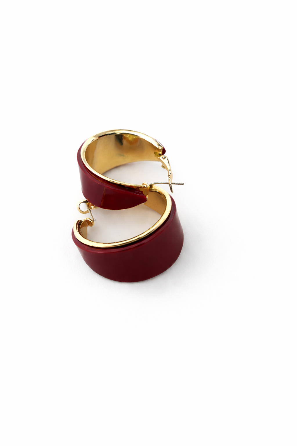 Vintage Bordo Küpe