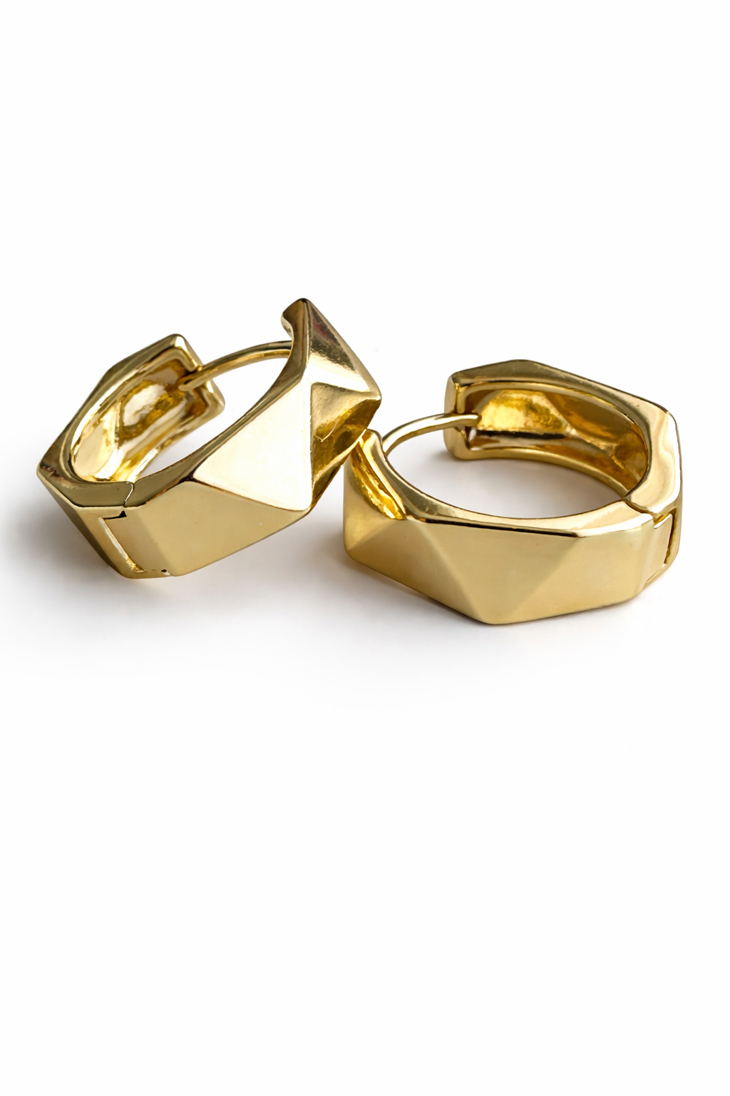 Modern Oval U Halka Küpe