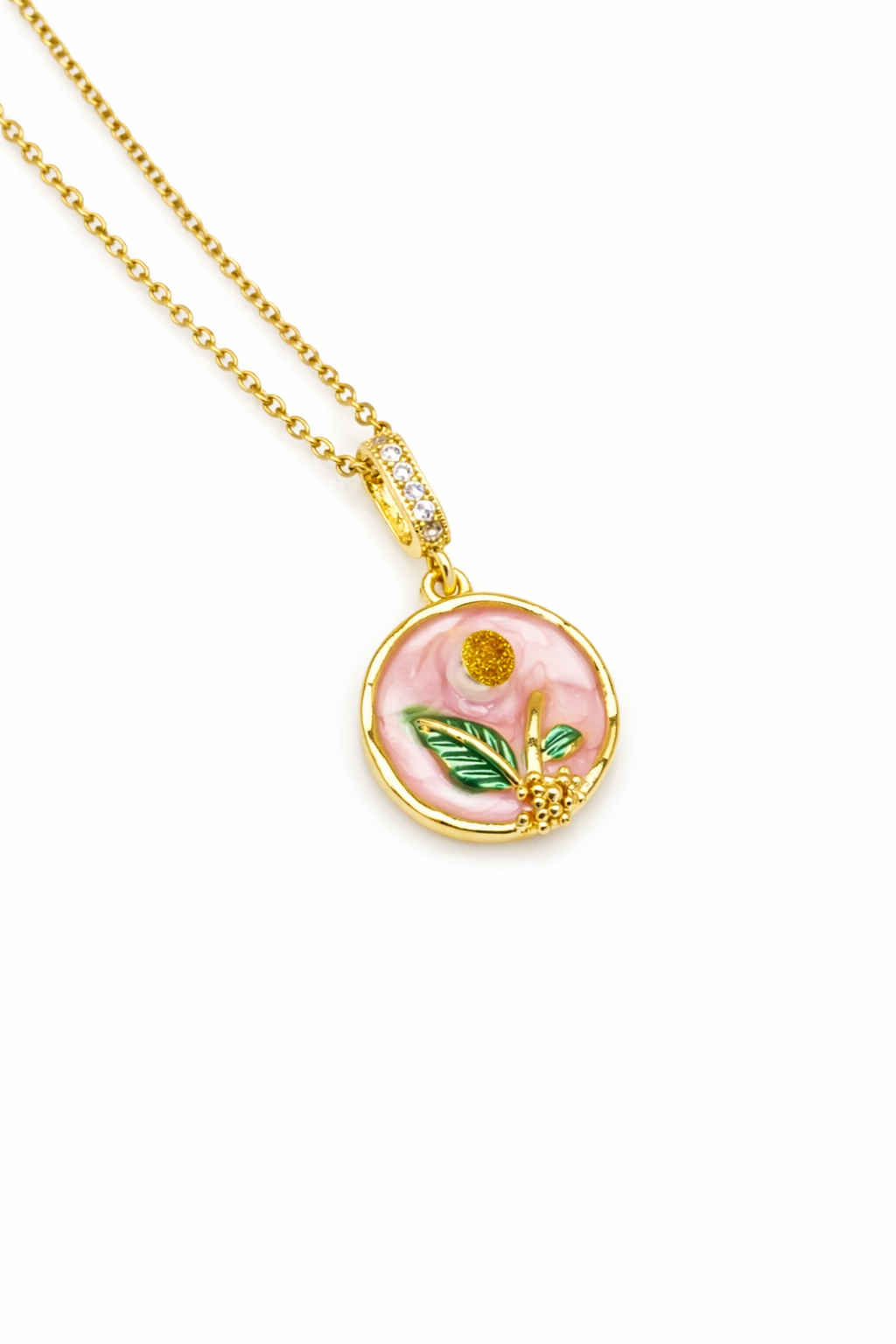 Pembe Vintage Closet Kolye