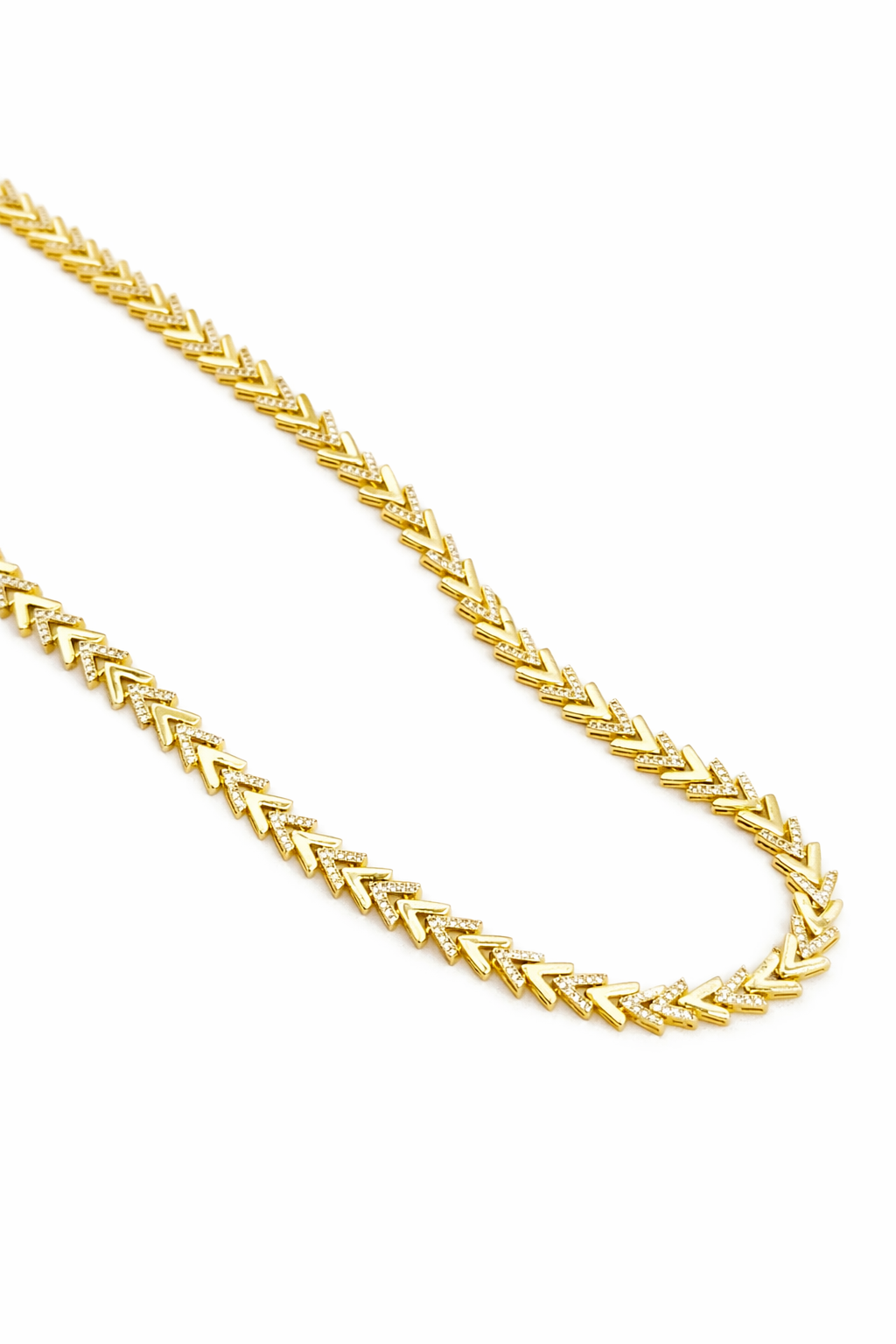 Premium 14 Vıp V Kolye Gold