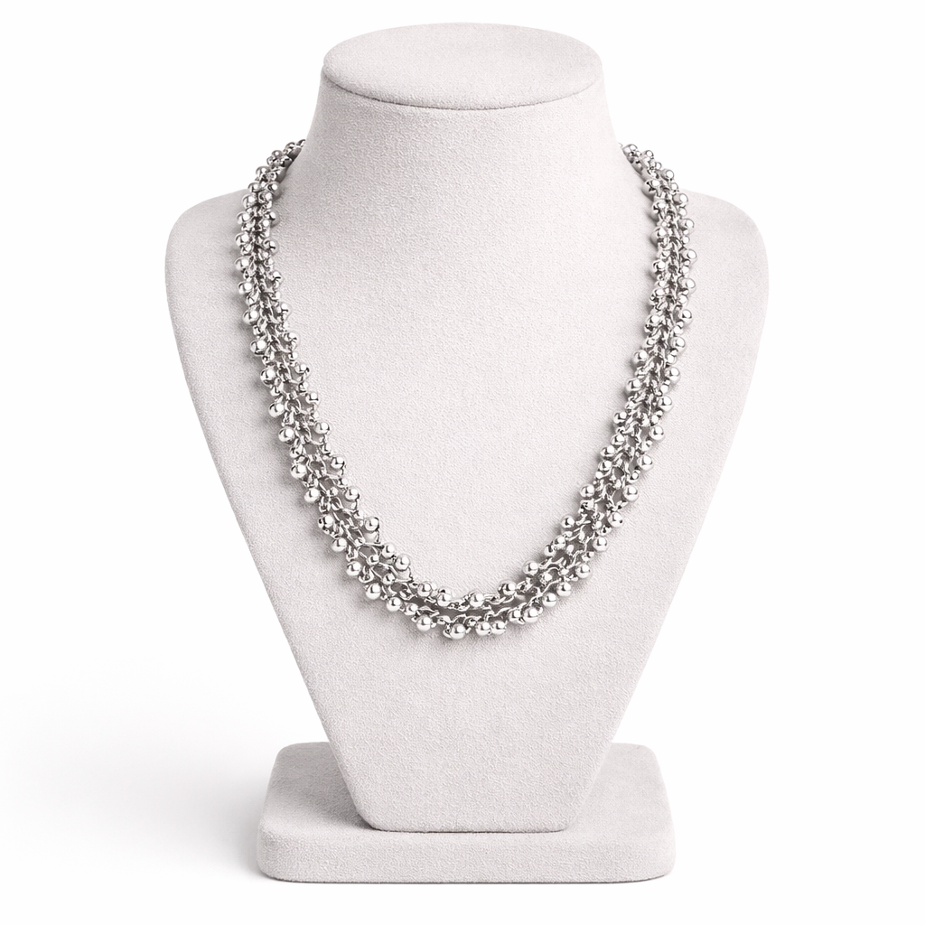 Dorika Silver Topçuk Kolye