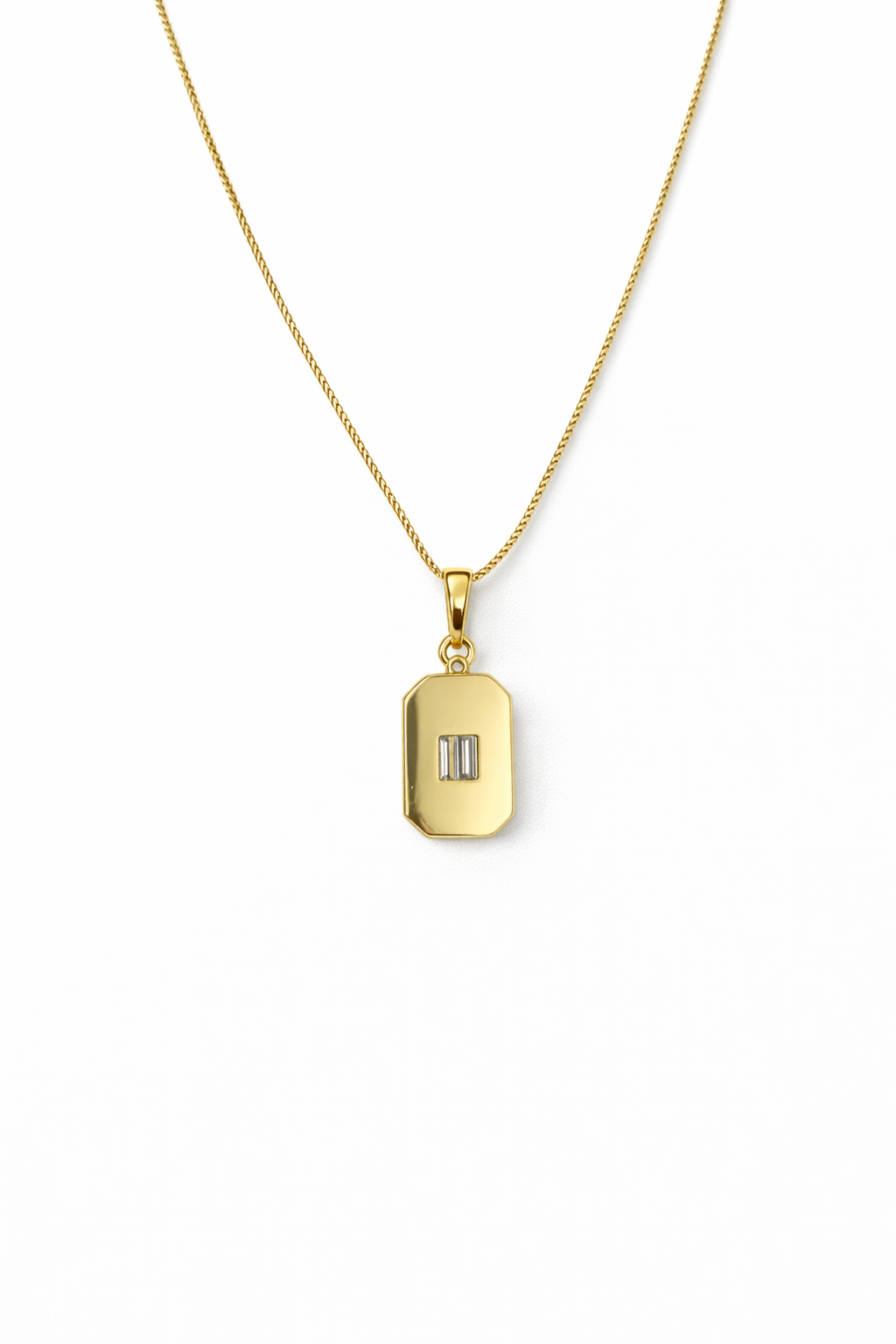 Diamond Rectangle Kolye